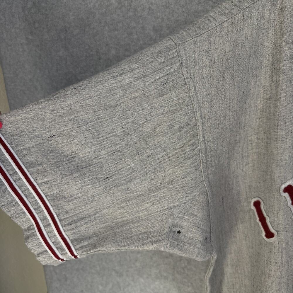 Colosseum Indiana Hoosiers 32 Jersey Mens XXL Gray Wool Blend Basketball - Picture 4 of 10